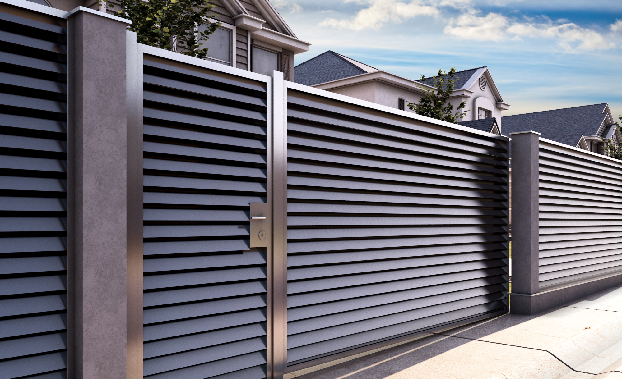 забор жалюзи стандарт