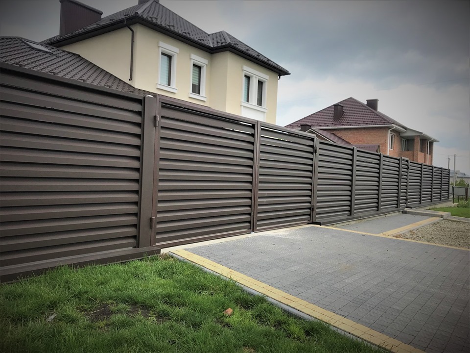 Забор Жалюзи Эксклюзив