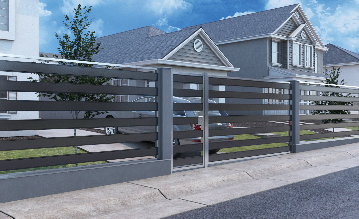 Візуалізація паркану