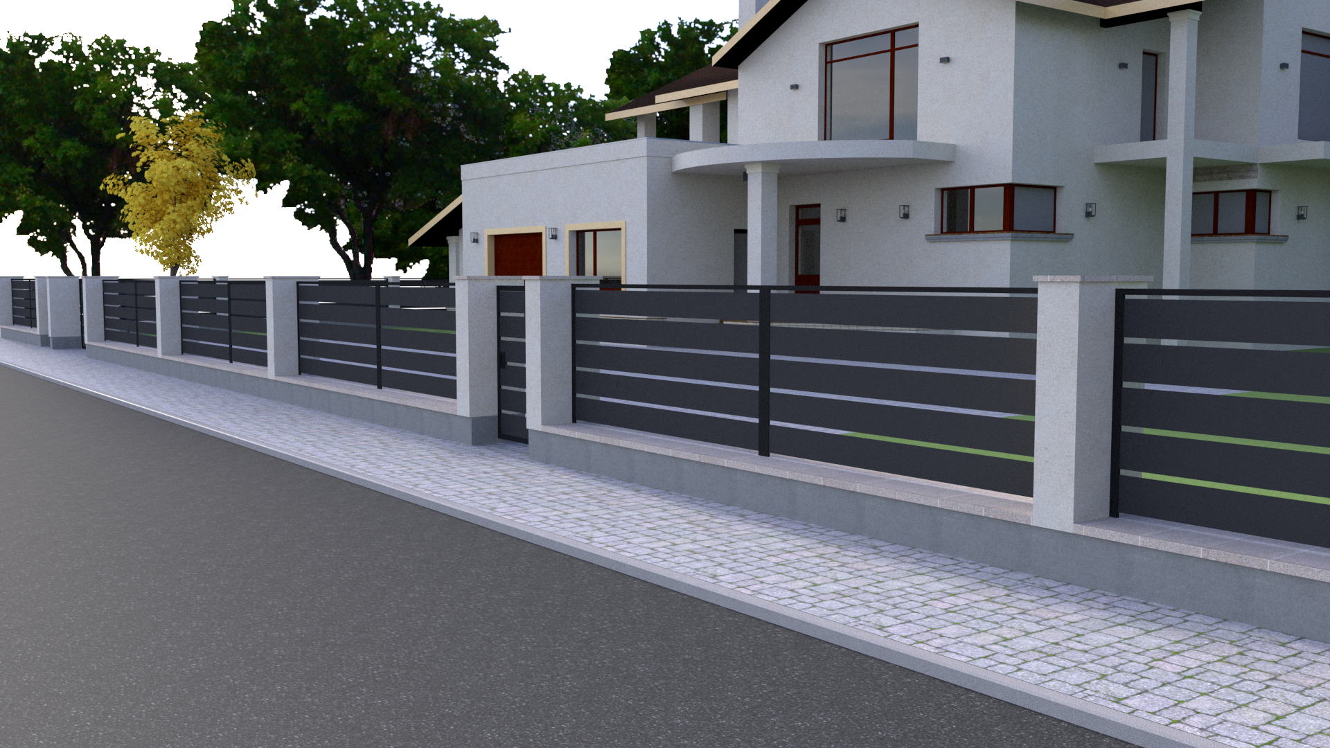 Візуалізація паркану РАНЧО Широкий