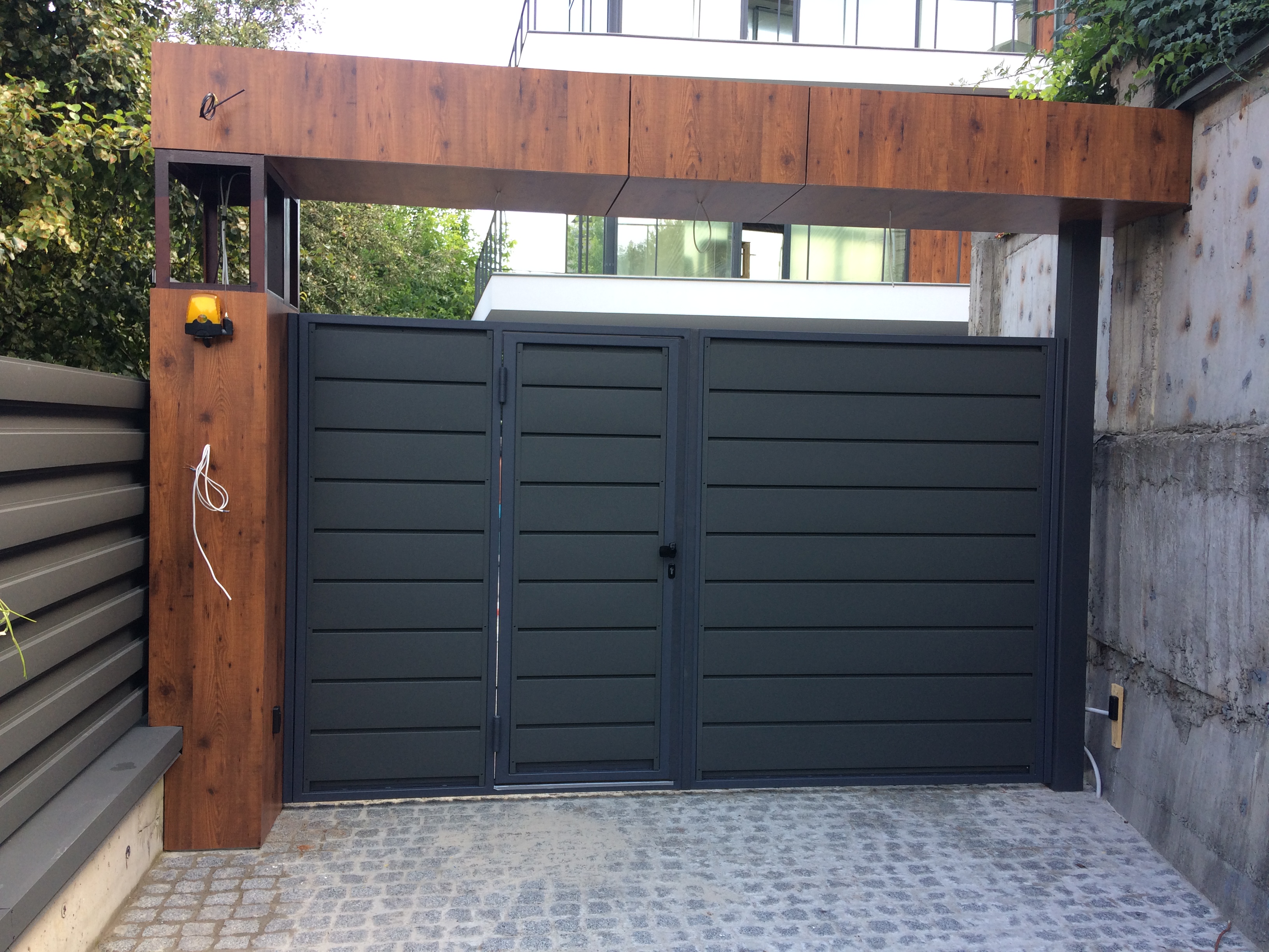 Откатные ворота Горизонт