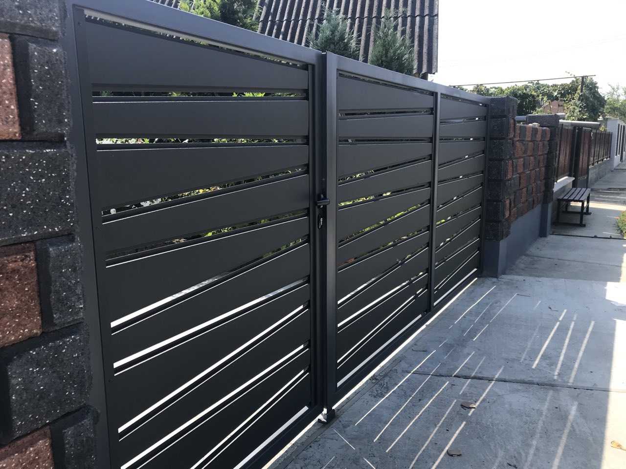 Распашные ворота ЭЛЬ РАНЧО