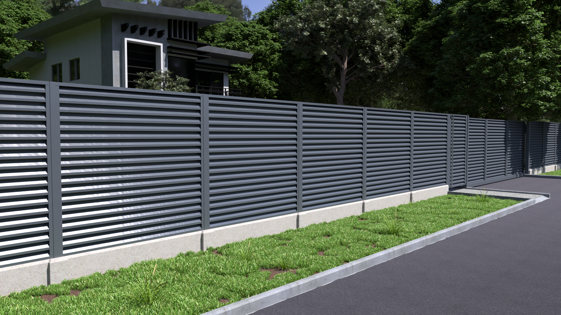 Забор Жалюзи Классик в Сетах