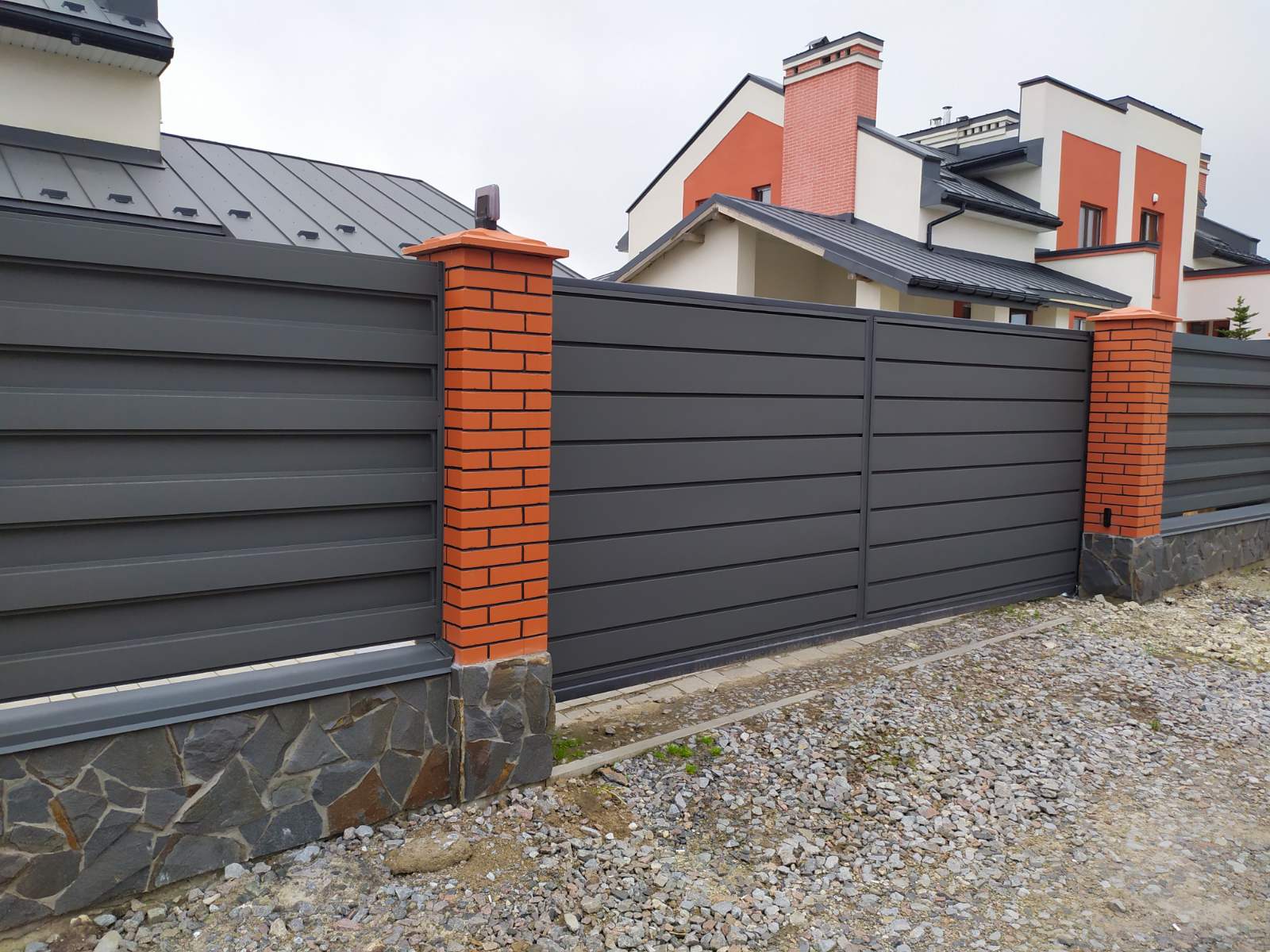 Ворота откатные Горизонт