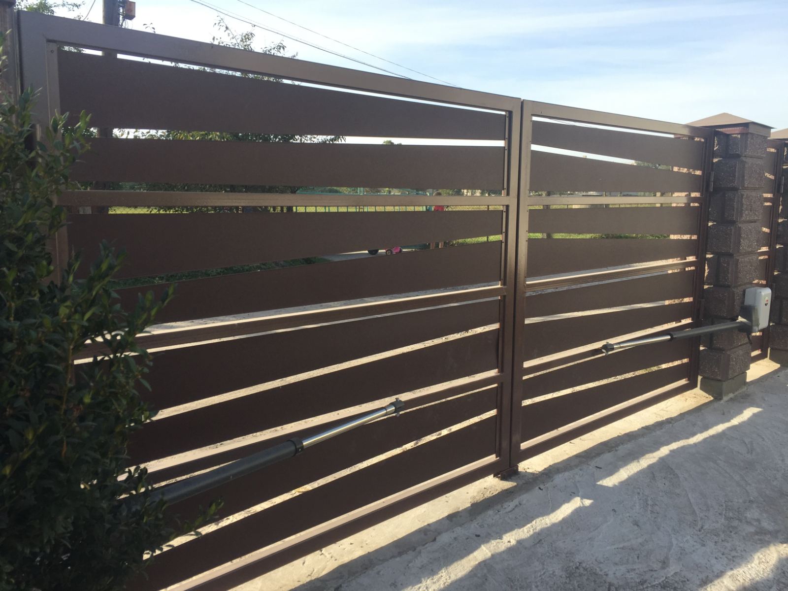 Ворота распашные Эль Ранчо