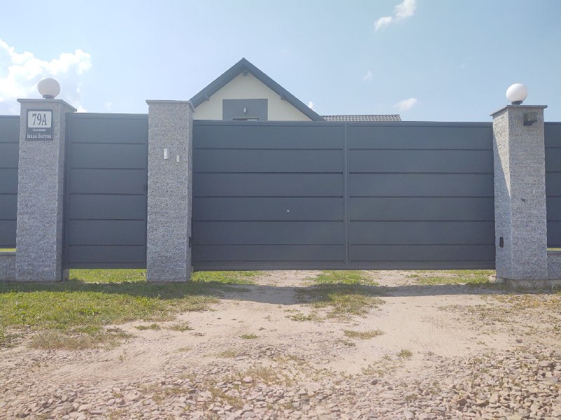 Откатные ворота Горизонт