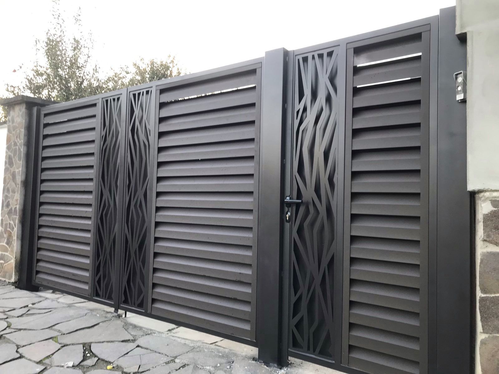 Паркан Жалюзі + лазерна різка