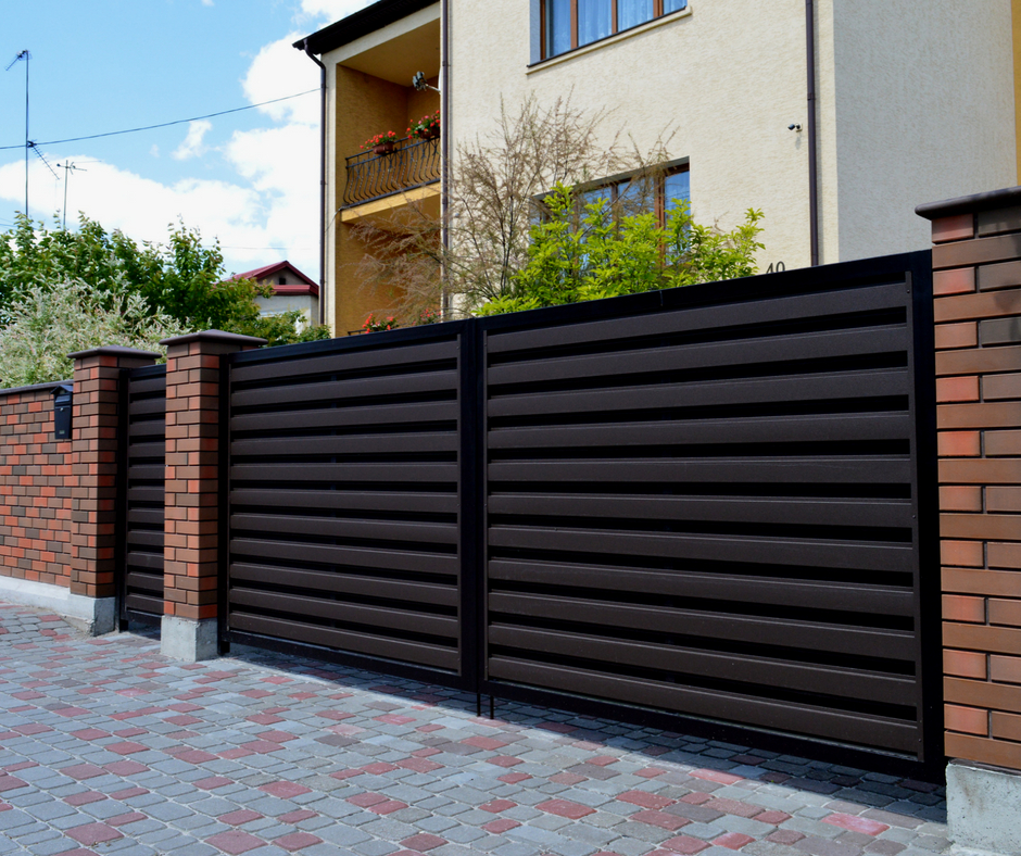 Распашные ворота и калитка Ранчо